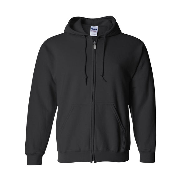 18600 Gildan Heavy Blend™ Full-Zip Hooded Sweatshirt Black