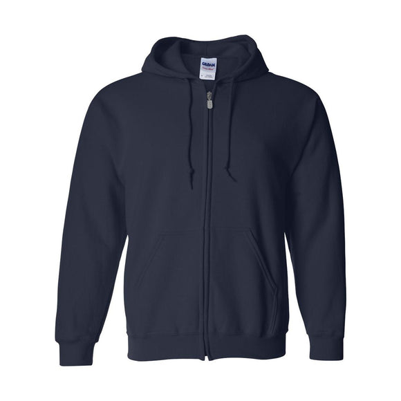 18600 Gildan Heavy Blend™ Full-Zip Hooded Sweatshirt Navy