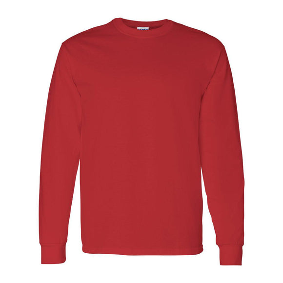 5400 Gildan Heavy Cotton™ Long Sleeve T-Shirt Red
