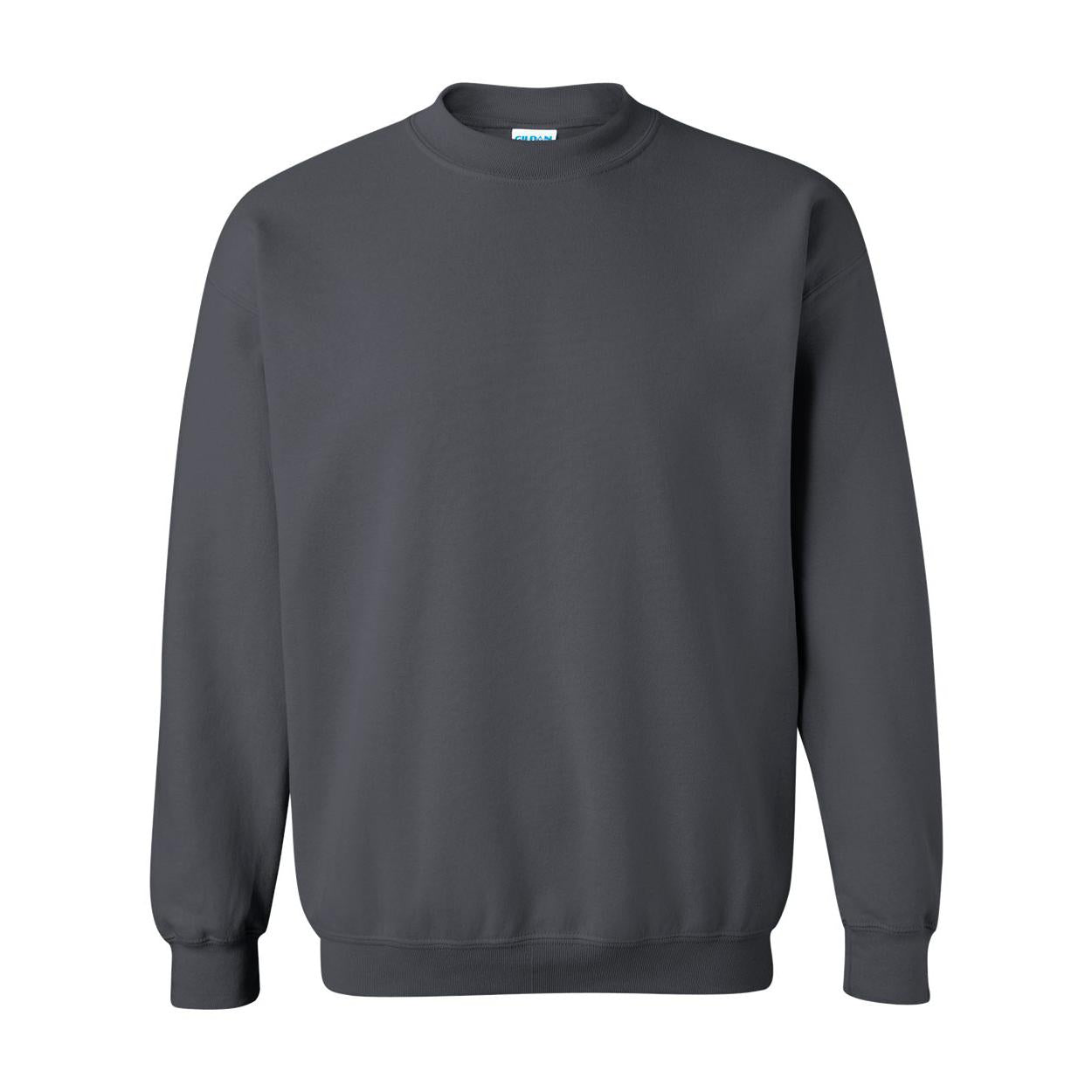 18000 Gildan Heavy Blend™ Crewneck Sweatshirt Charcoal – DETAIL