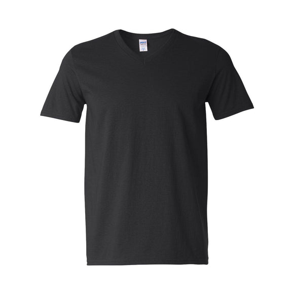 64V00 Gildan Softstyle® V-Neck T-Shirt Black