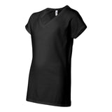 64V00L Gildan Softstyle® Women’s V-Neck T-Shirt Black