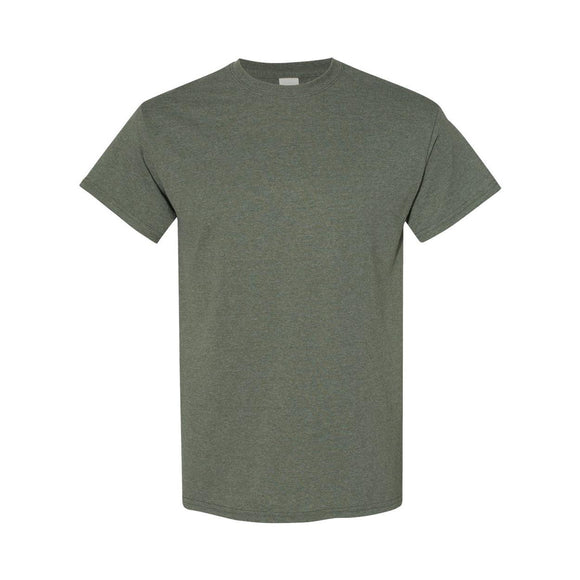 5000 Gildan Heavy Cotton™ T-Shirt Heather Military Green