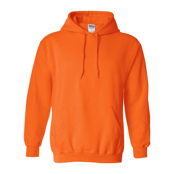 18500 Gildan Heavy Blend™ Hooded Sweatshirt Safety Orange
