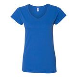 64V00L Gildan Softstyle® Women’s V-Neck T-Shirt Royal