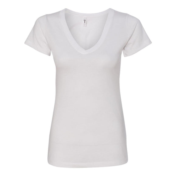 1540 Next Level Women's Ideal V-Neck T-Shirt White