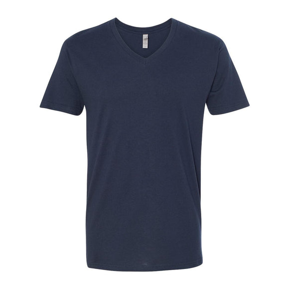 3200 Next Level Cotton V-Neck T-Shirt Midnight Navy