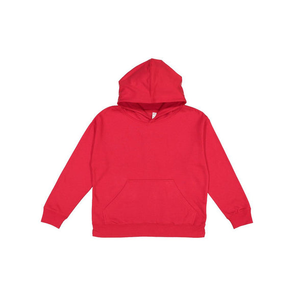2296 LAT Youth Fleece Hoodie Red