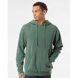 PRM4500 Independent Trading Co. Midweight Pigment-Dyed Hooded Sweatshirt Pigment Alpine Green