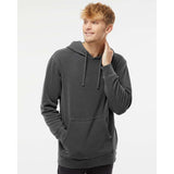 PRM4500 Independent Trading Co. Midweight Pigment-Dyed Hooded Sweatshirt Pigment Black