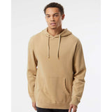 PRM4500 Independent Trading Co. Midweight Pigment-Dyed Hooded Sweatshirt Pigment Sandstone