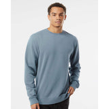 Independent Trading Co. Unisex Midweight Pigment-Dyed Crewneck Sweatshirt Pigment Slate Blue