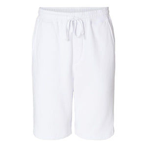 IND20SRT Independent Trading Co. Midweight Fleece Shorts White