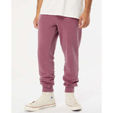 PRM50PTPD Independent Trading Co. Pigment-Dyed Fleece Pants Pigment Maroon