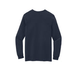 Anvil Gildan  100% Combed Ring Spun Cotton Long Sleeve T-Shirt. 949 Navy