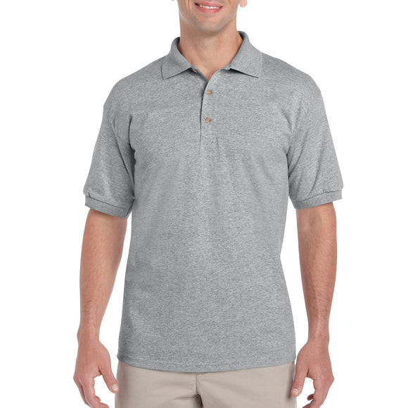 Gildan Gildan Ultra Cotton Adult Jersey Sport Shirt Sport Grey