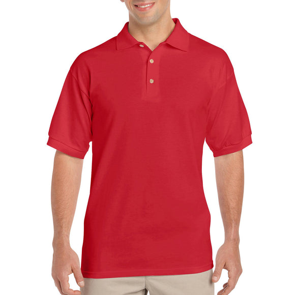 Gildan Gildan Ultra Cotton Adult Jersey Sport Shirt Red