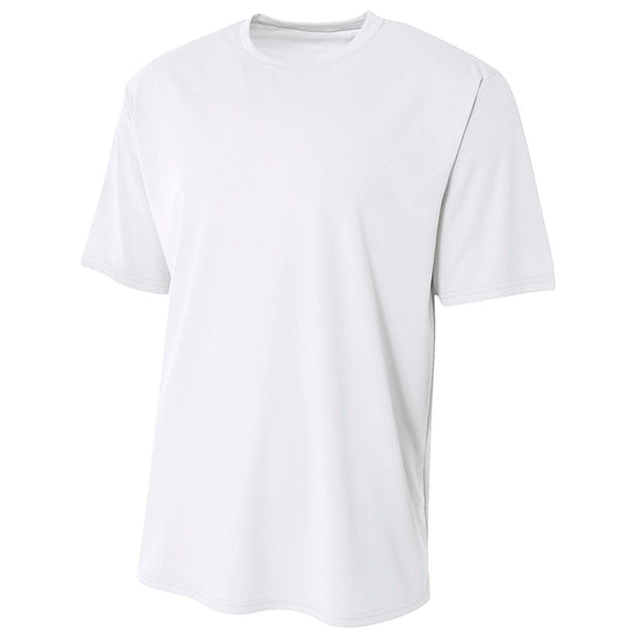 A4 A4 Adult Sprint Performance Tee White