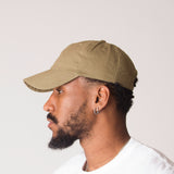 D001DAD Detail Unstructured Cotton Dad Hat Military Green