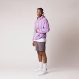 D001HOOD Detail Unisex French Terry Hoodie Lavender
