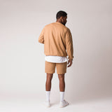 D001SWTR Detail Unisex French Terry Sweater Sandstone
